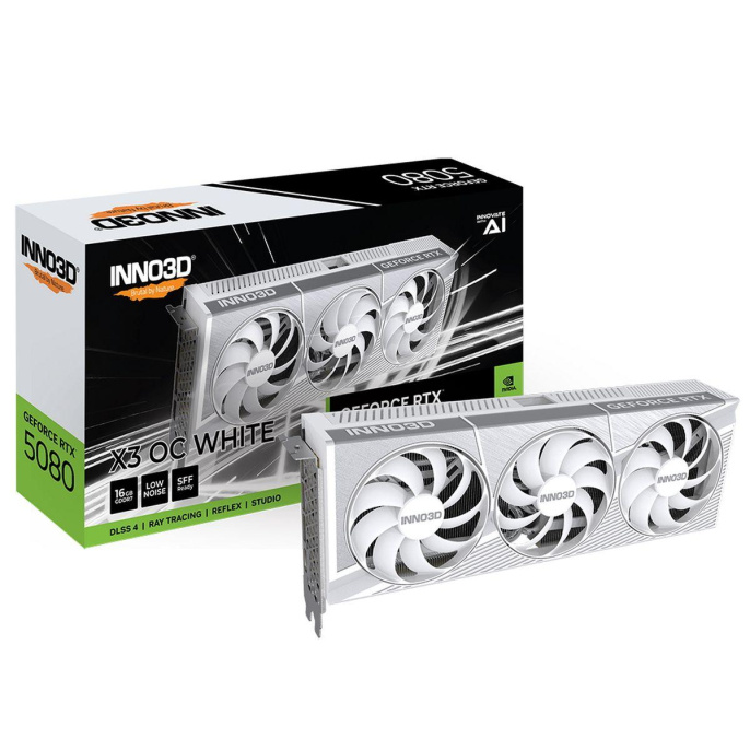 INNO3D RTX 5080 X3 OC WHITE//RTX5080, HDMI, DP*3, 16G,D7 N50803-16D7X-17605211