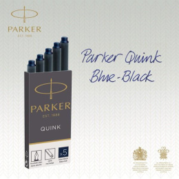 Картридж Parker Z11 цвет чернил: черный/синий, для ручек перьевых 5шт [1950385]
