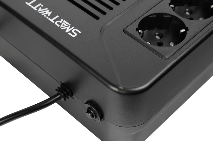 Источник бесперебойного питания Smartwatt Safe Pro LCD 480Вт 800ВА черный