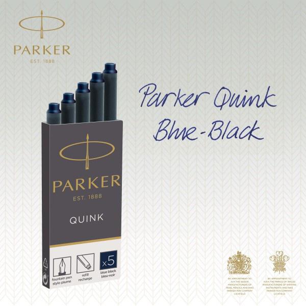 Картридж Parker Z11 цвет чернил: черный/синий, для ручек перьевых 5шт [1950385]