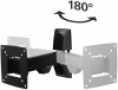Кронштейн для телевизора HAMA H-118113, 10-26", настенный, поворот и наклон,  черный [00118113]