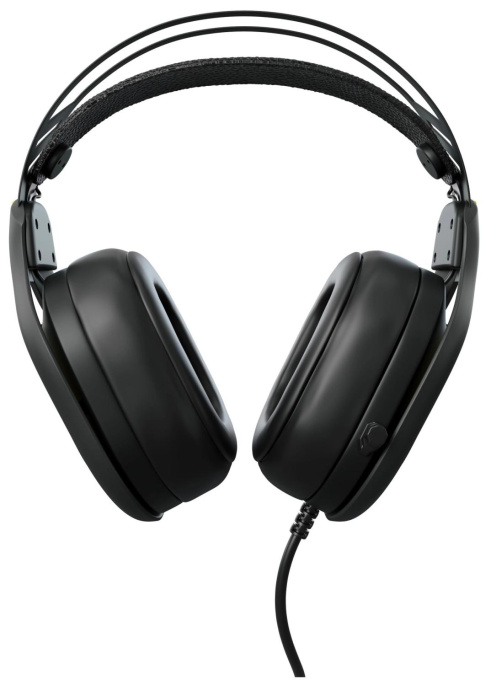 Гарнитура игровая GMNG HS-L630G,  для компьютера, мониторные,  проводные, черный  / желтый [1533561]