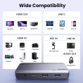 Карта видеозахвата UGREEN CM700 25173 HDMI 4Kx2K@60Hz Video Capture Card, серый