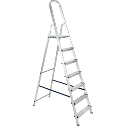 Алюминиевая стремянка СИБРТЕХ 7 ступеней 97717