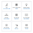 Мини-компьютер Beelink MINI S, CPU: Intel® Celeron® N5095 Processor , 4C/4T , GPU : Intel® UHD Graphics , 8GB DDR4 RAM  128GB SSD , Wi-Fi 5 ; Bluetooth 5.0; LAN 1000M BL/MINI S/N5095/8G/128G/Navy Blue