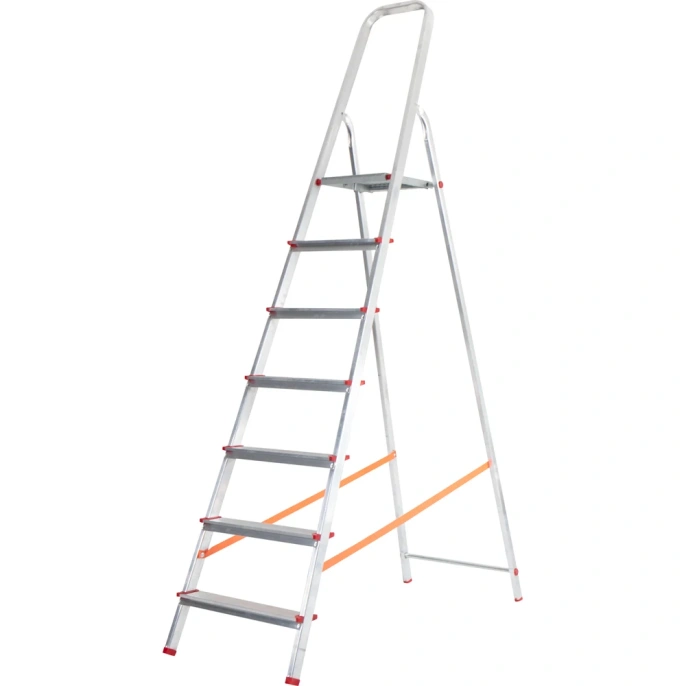 Алюминиевая стремянка REXANT 7 ступенек 12-5048