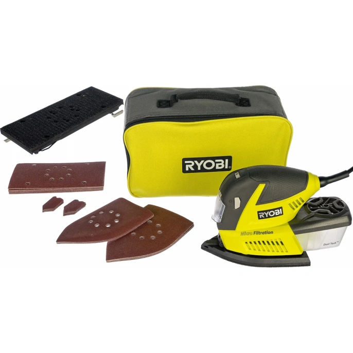 Универсальная шлифмашина Ryobi + 30 шлифлистов RMS180-SA30 5133002910