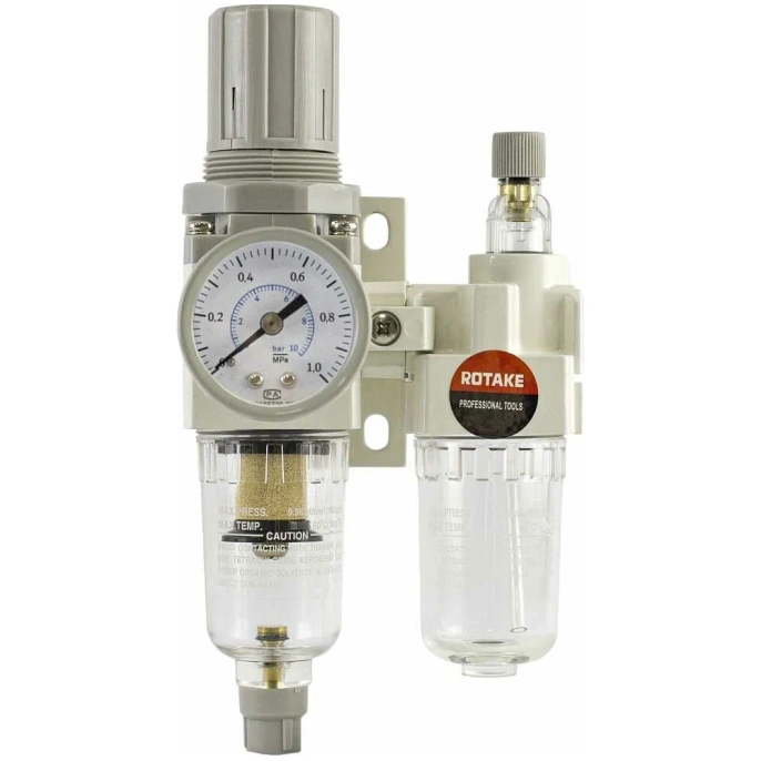 Фильтр воздушный с редуктором и лубрикатором 1/4 Rotake SMC-21