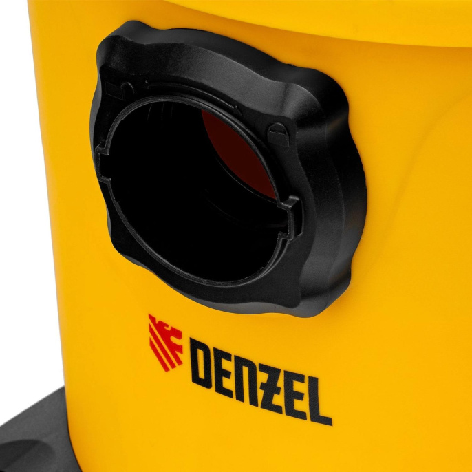 Строительный пылесос DENZEL RVC20,  желтый [28202]