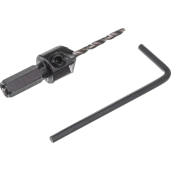 Сверло пилотное 2.38 мм с зенкером для шурупов 3 мм, размер №6 Gigant GT-062