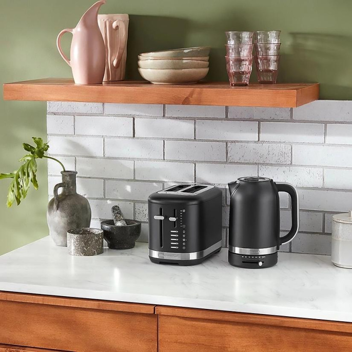 Тостер KitchenAid Тостер на 2 тоста, матовый черный (5KMT2109EBM)