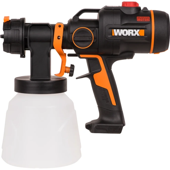 Аккумуляторный бесщеточный краскопульт WORX 20 В, без АКБ и ЗУ WX020.9