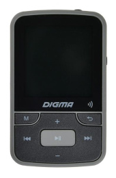 MP3 плеер Digma Z4 BT flash,  16ГБ,  черный
