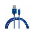 Кабель ENERGY ET-27 USB/MicroUSB, цвет - синий 104108