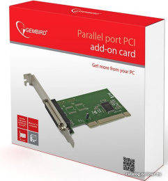 Контроллер Controller Gembird LPC-1 PCI LPT, Multi I/O, 1xLPT25F