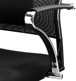 Кресло МЕТТА Sit Air-180 B2-290K M10.B23.G18.W02 , на колесиках, сетка/ткань, черный/черный [z509385244]