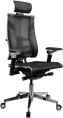 Кресло руководителя МЕТТА Yoga Spine Triumph B2 (Черный CC.50.15.13A), экокожа/сетка, до 150кг, синхромеханизм, регулируемые 6D подлокотники,  черный