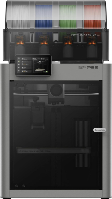 Принтер 3D Bambu Lab P2S Combo 256x256x256мм ABS/PLA/PETG/ASA/Carbon/Glassfiber/TPU 10мкм (PF004-U+SA007-EU1)