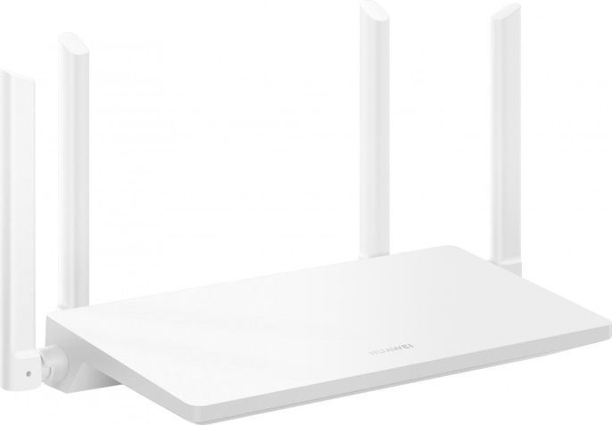 Wi-Fi роутер Huawei WiFi AX2 WS7001-22,  Wi-Fi 6,  AX1500,  2.4/5ГГц, 3 WAN/LAN, белый [53030adx]