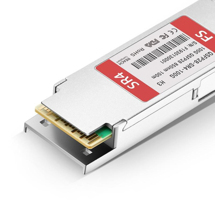 Трансивер/ 100G QSFP28 Optical Transceiver Module 850nm,100m OM4,SR4,MPO (QSFP-100G-SR4-MM850)