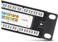 Cabeus PL-12-Cat.5e 10"-Dual IDC Патч-панель 10", установочный размер 236 мм, 12 портов RJ-45, категория 5e, Dual IDC
