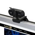 Веб-камера ExeGate Stream C925 Full HD T-Tripod 2Мп, 1920х1080, 1080P, 30fps, защитная шторка, поддержка H.264, фиксированный фокус, телескопический штатив Tripod Tele Ball, 4-линзовый объектив, микрофон с шумоподавлением, EX287379RUS