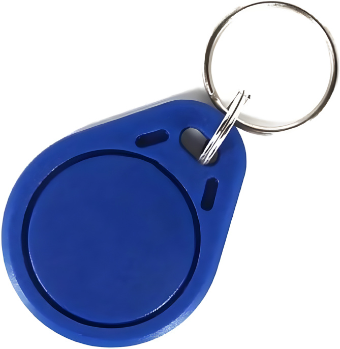 Брелок ZKTeco ID TAG-03 для системы контроля доступа, частота 125kHz, цвет синий