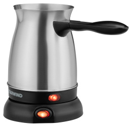 Кофеварка StarWind STS6054,  Электрическая турка,  серебристый  / черный