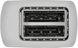 Тостер Hyundai HYT-2302 800Вт черный/серебристый