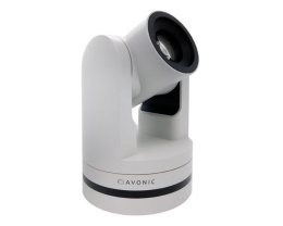 PTZ-камера AVONIC AV-CM40-W Full HD с выходами HDMI, USB2.0, 3G-SDI; объектив 54.7°, мин. освещенность 0.5 lux, 20-х оптический зум, управление: IR, RS232 или RS485, IP. Цвет корпуса Белый. Питание 12В 2А .
