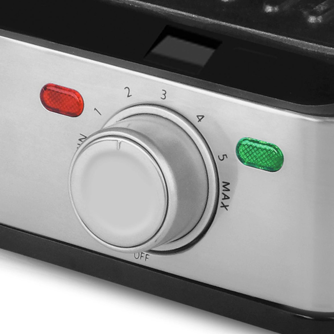 Электрогриль Vitek VT-8452, серебристый