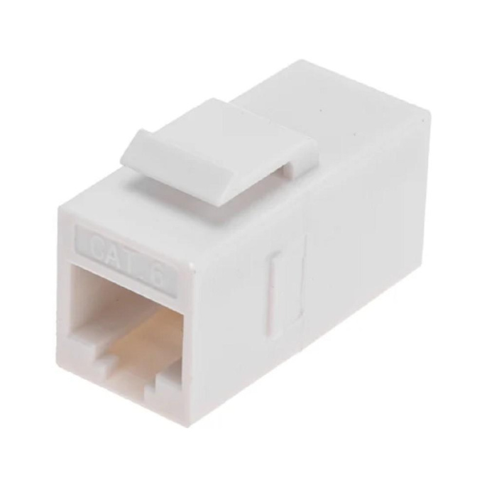 Rexant 02-0108 Адаптер проходной формата Keystone, Jack RJ-45 8P8C , UTP, CAT 6 PRO