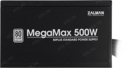 блок питания Zalman ZM500-TXII V2 , 500W, ATX12V v2.31, APFC, 12cm Fan, 80+ 230V EU, Retail (ZM500-TXII (V2))