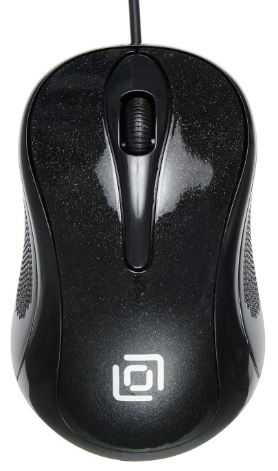 Мышь проводная Oklick 385M, оптическая, USB, 1600dpi, черный [1066858]
