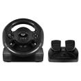 Руль SVEN GC-W300 педали, вибро, лепестки, D-pad, 10 кл, резин. вставки, PC
