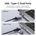 Внешняя карта видеозахвата UGREEN CM489 40189 USB 1080P Video Capture Device. Цвет: серый