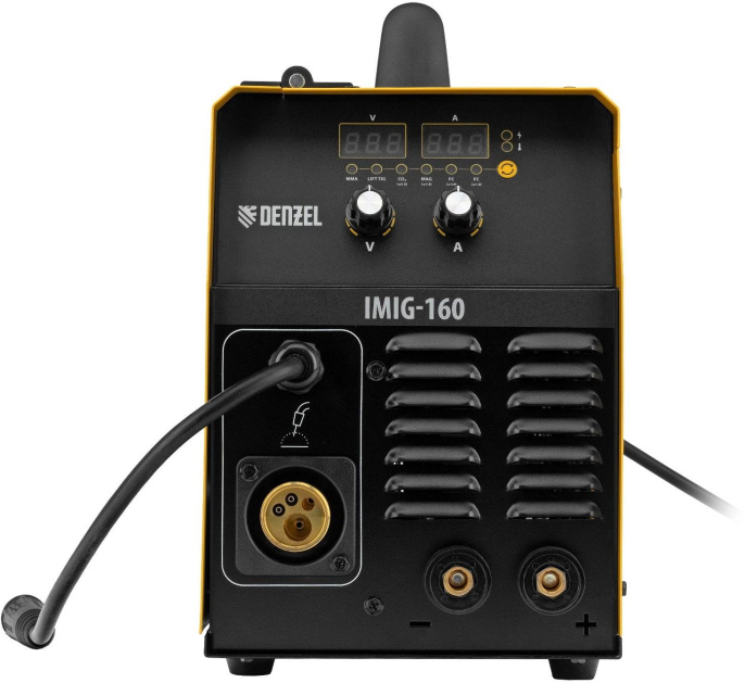 Сварочный полуавтомат Denzel IMIG-160 Synergy инвертор ММА/TIG MIG/MAG 4.5кВт