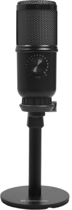 Микрофон Defender Glow GMC 400,  черный [64640]