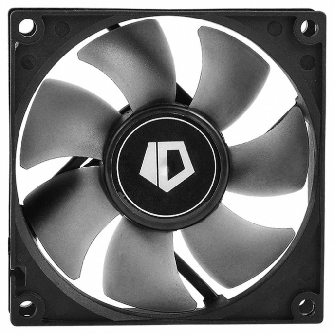 Вентилятор ID-COOLING NO-8025-SD 80мм, 3-pin, 2000об/мин, 21 дБ, черный, Ret