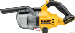 Пылесос DeWalt DCV501LN-XJ щеточный, ручной, объем бака: 0.75л, источник питания: аккумулятор, Li-Ion, 18В, тип пылесборника: контейнер, длина всасывающего шланга: 0.625м, уровень шума: 75дБ А , уровень