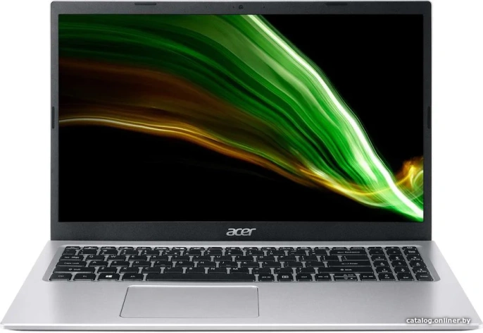 Ноутбук Acer Aspire 3 A315-35 NX.A6LER.01H 15.6" 1920 x 1080 матовый , Intel Pentium Silver N6000 1 100 МГц , 8 ГБ DDR4 , 512 ГБ SSD , встроенная, привод: нет, серебристый