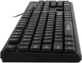 Клавиатура Oklick 100M HW3, USB, мембранная, черный [654570]
