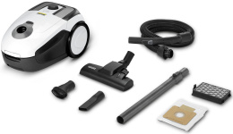 Пылесос Karcher VC 2 1.198-030.0 сухая уборка, объем фильтр-мешка: 2.8 л, радиус уборки: 7.5 м, фильтр Hepa 12, насадки: для пола, щелевая, насадка-щетка для мебели