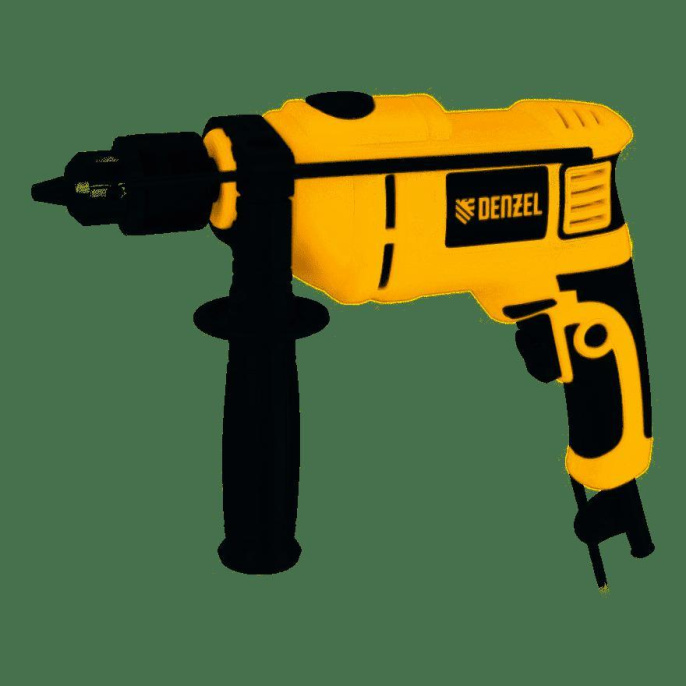 Дрель ударная Denzel ID-650 650Вт ключевой реверс кейс в комплекте 26304