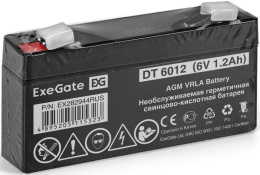 Аккумуляторная батарея ExeGate DT 6012 6V 1.2Ah, клеммы F1 EX282944RUS