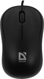 Мышь проводная Defender Patch MS-759, оптическая, USB, 1000dpi, черный [52759]