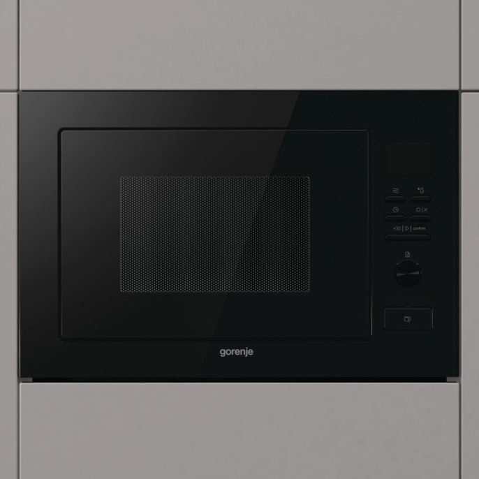 Встраиваемая микроволновая печь Gorenje BM251M2BG, 25л, 900Вт, черный