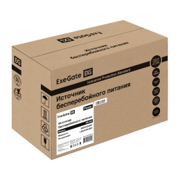 ИБП ExeGate Power NB-400.LED.AVR.2SH (400VA/240W, LED, AVR, 2*EU/Тип F(Schuko), батарея 12V 4.5Ah, Black) EX299468RUS