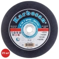 Диск отрезной по металлу Karbosan 230x2.5x22 мм A36TBF (25 шт) KAR-910940-25