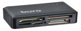 Картридер внешний Buro BU-CR-151, черный